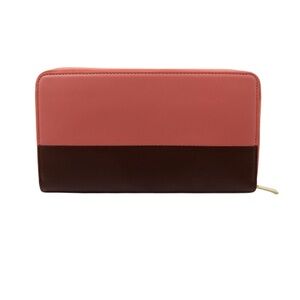 Celine Two Tone Pink and Burgundy Wallet